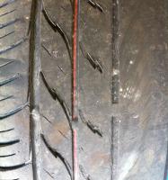 Damage caused by tracking being out of alignment