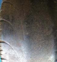 Illegal (bald) tyre - tread has worn below 1.6mm
